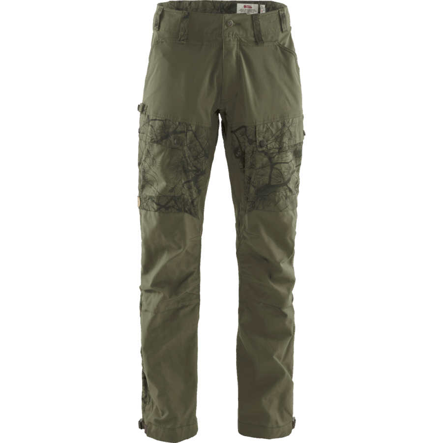 Pantaloni Hibrid Fjällräven Laponia M Verde Camo-laurel Green