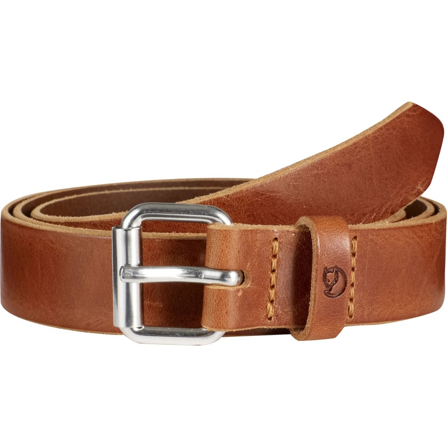 Centura Singi Din Piele Cognac Marca Fjällräven 2,5 Cm