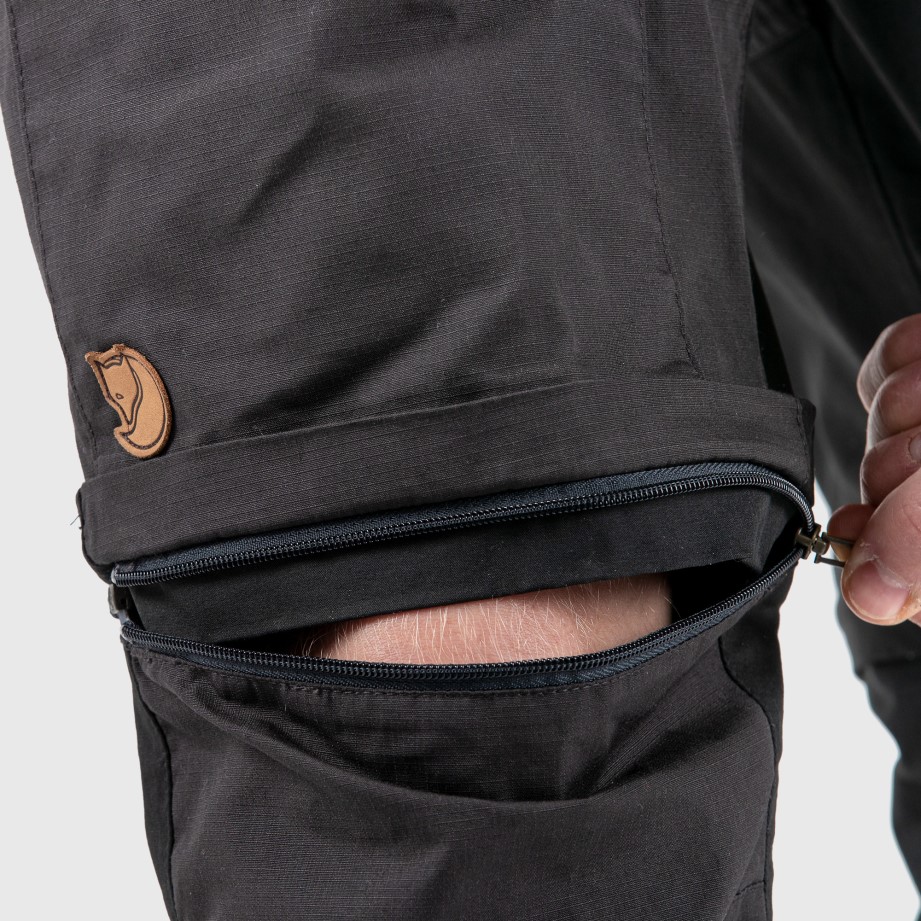 Fjällräven Gri închis-negru Abisko Lite Trekking Zip-off M Reg