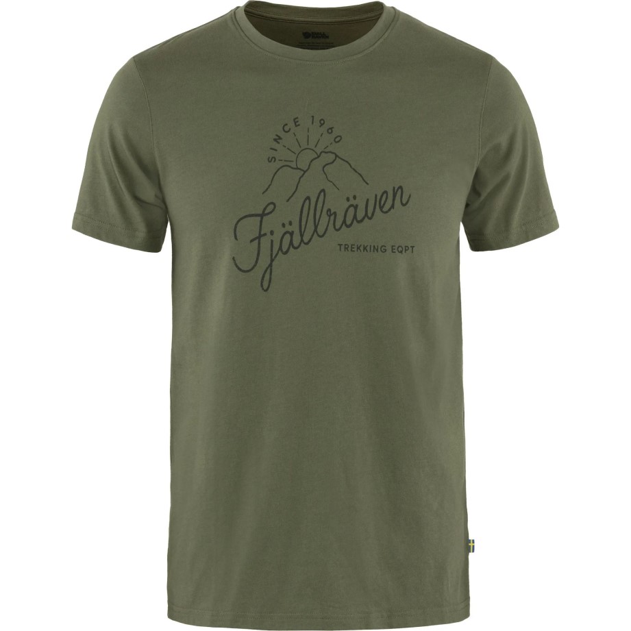 Tricou Răsărit Cu Vulpe De Munte Laurel Green
