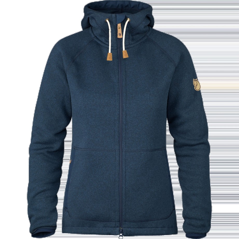 Fjällräven Bleumarin Övik Fleece Hoodie W