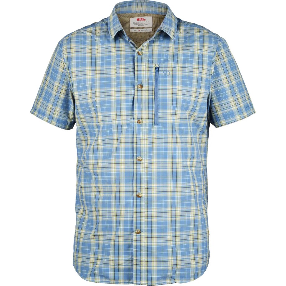 Fjällräven Abisko Cămașă De Drumeție Ss M Blue Ridge