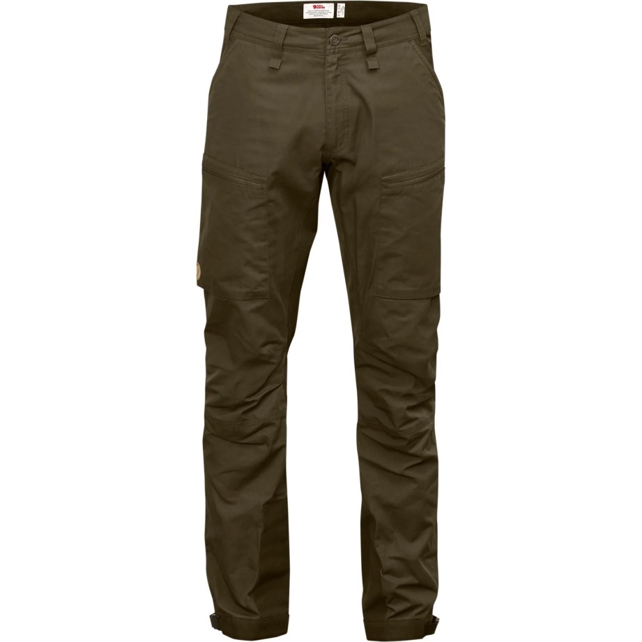 Fjällräven Olive Abisko Lite Pantaloni De Trekking M Reg