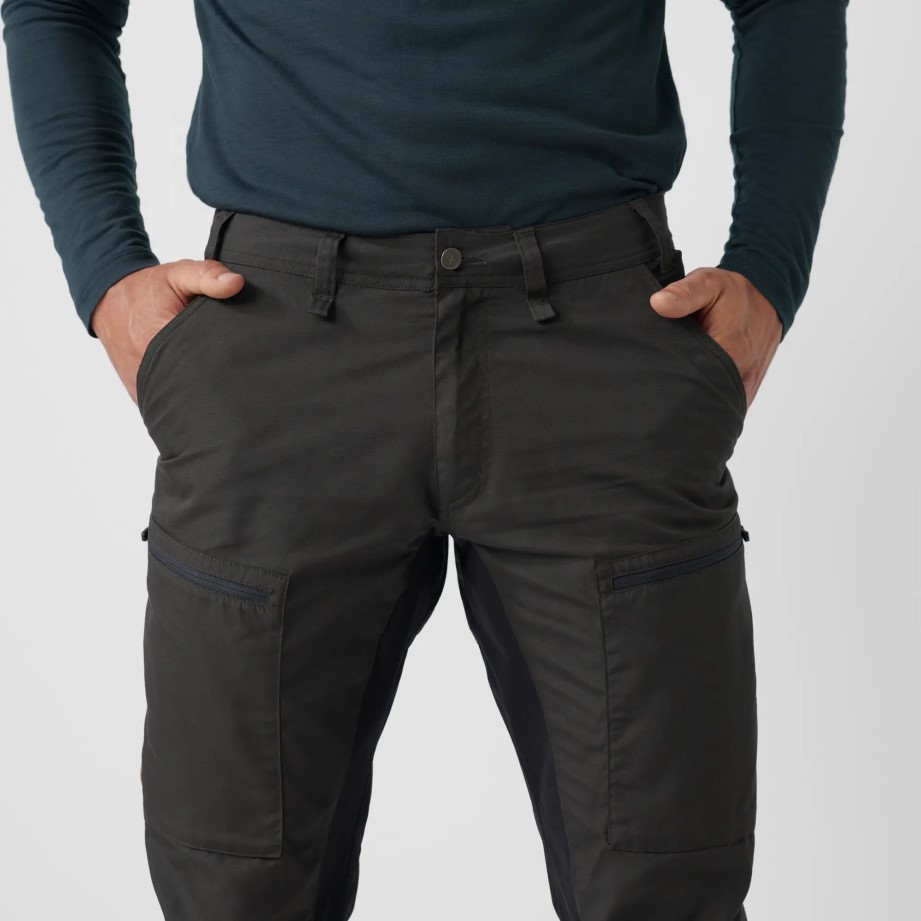 Fjällräven Olive Abisko Lite Pantaloni De Trekking M Reg