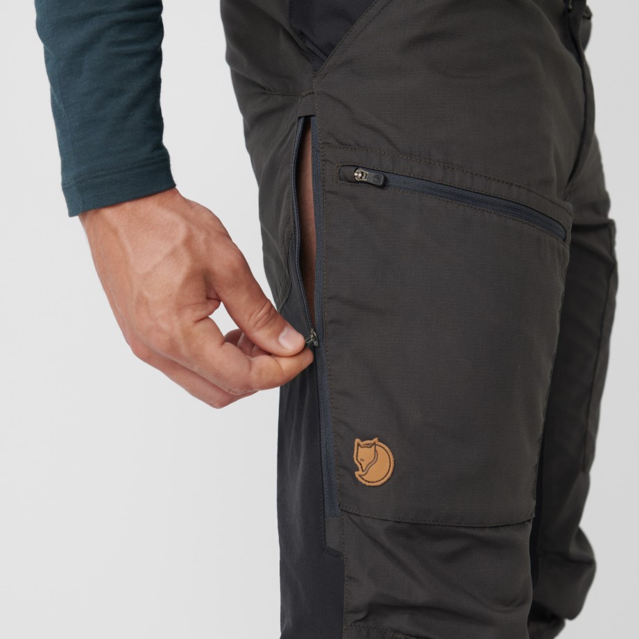 Fjällräven Olive Abisko Lite Pantaloni De Trekking M Reg