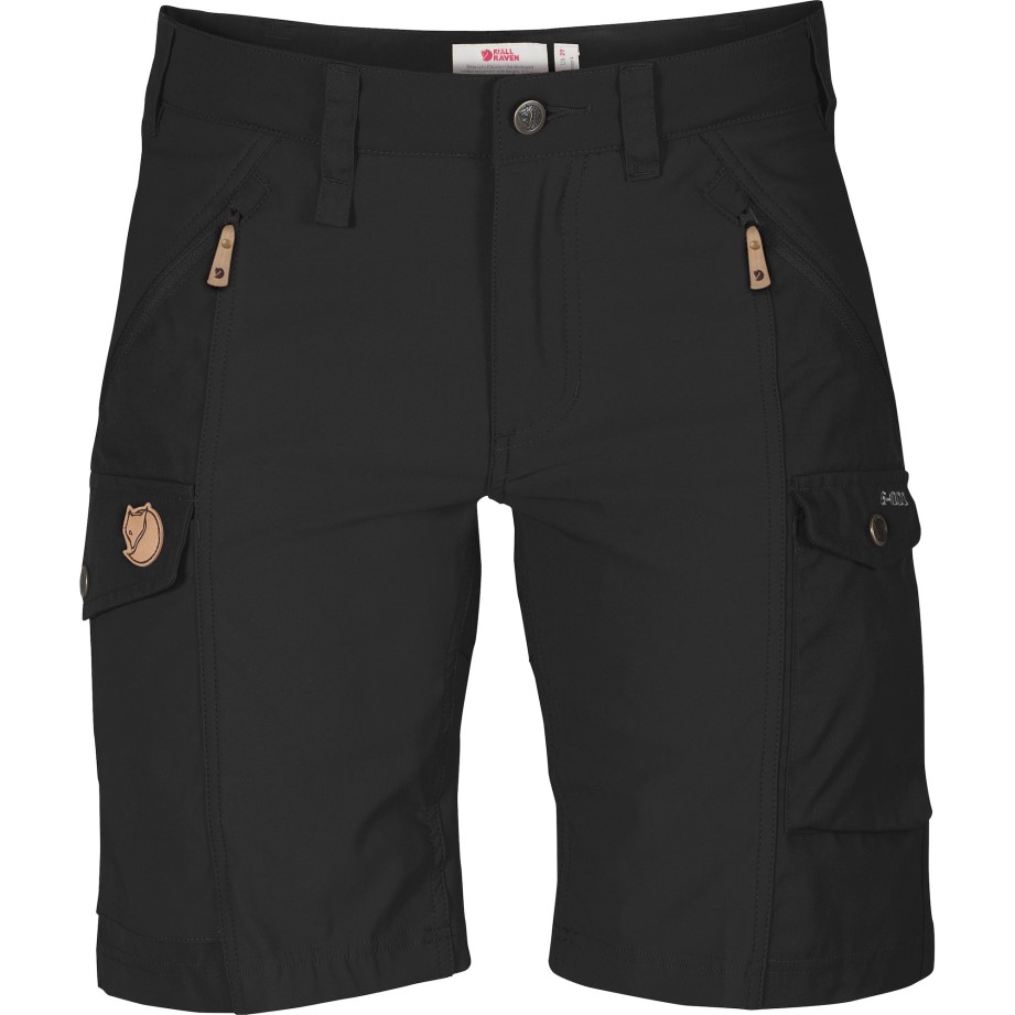 Pantaloni Scurți Nikka Negri Cu Fjällräven