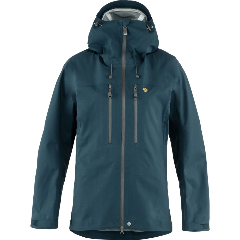 Geacă Bergtagen Eco-shell W Fjällräven Albastru Munte