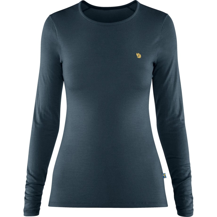 Fjällraven Bergtagen Thinwool Ls W Albastru De Munte