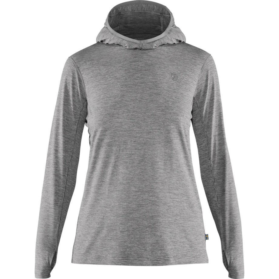 Fjällräven Abisko Sun-hoodie W Gri Rechin