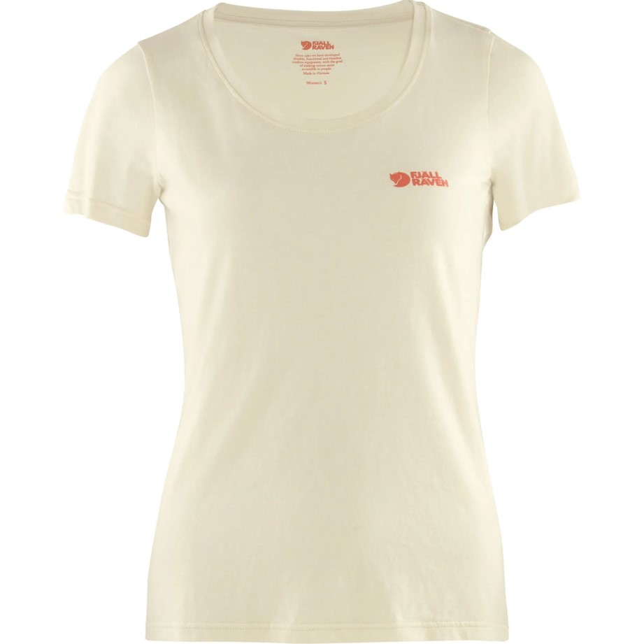 Tricou Cu Logo Alb Cretă Cu Vulpe De Munte