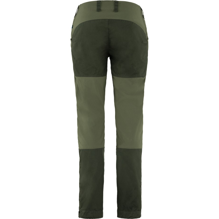Pantaloni Fjällraven Keb W Reg Deep Forest-laurel Green