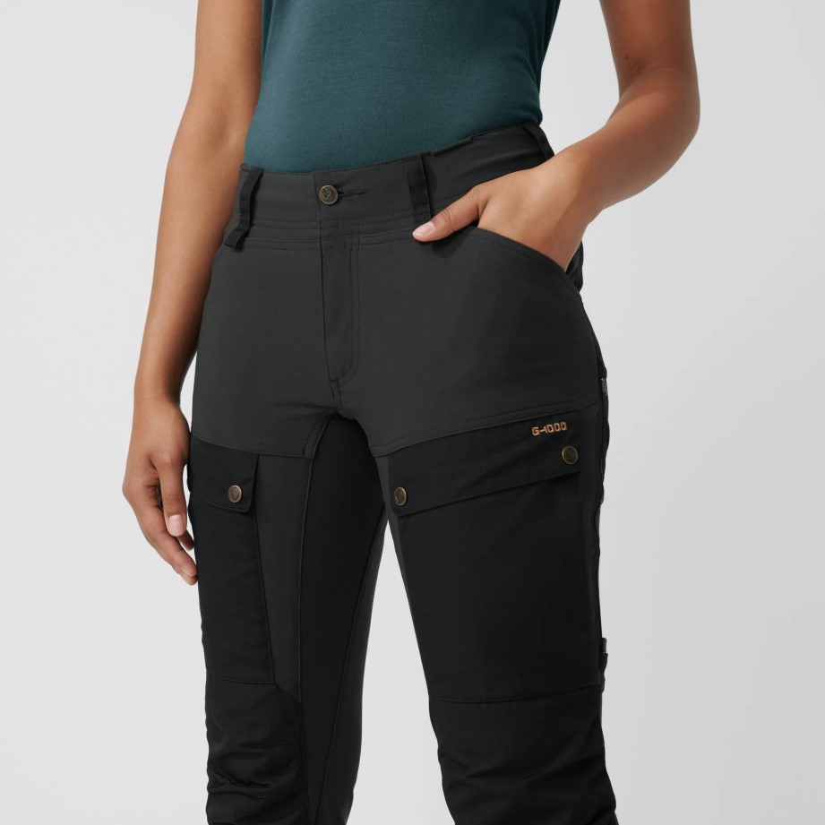 Pantaloni Fjällraven Keb W Reg Deep Forest-laurel Green