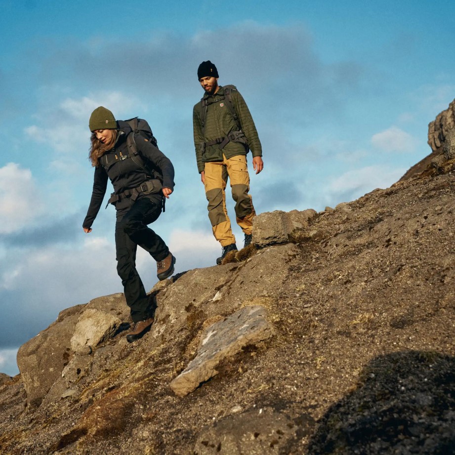 Pantaloni Fjällraven Keb W Reg Deep Forest-laurel Green