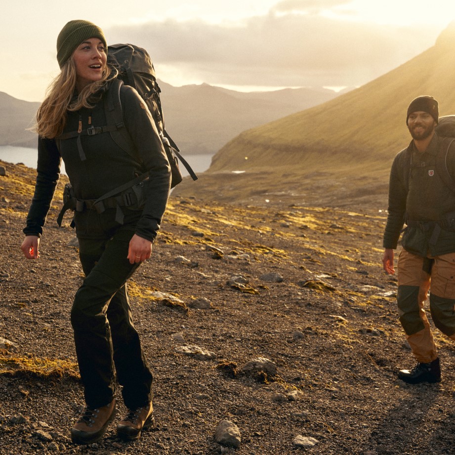 Pantaloni Fjällraven Keb W Reg Deep Forest-laurel Green