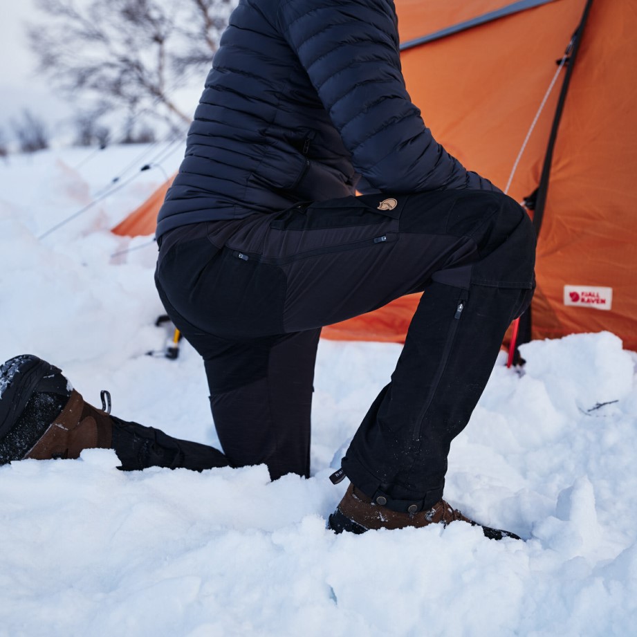 Pantaloni Fjällraven Keb W Reg Deep Forest-laurel Green