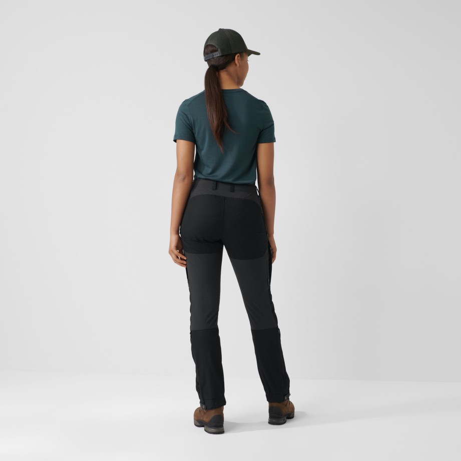 Pantaloni Fjällraven Keb W Reg Deep Forest-laurel Green