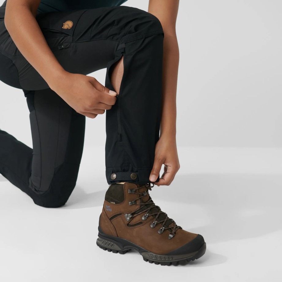 Pantaloni Fjällraven Keb W Reg Deep Forest-laurel Green