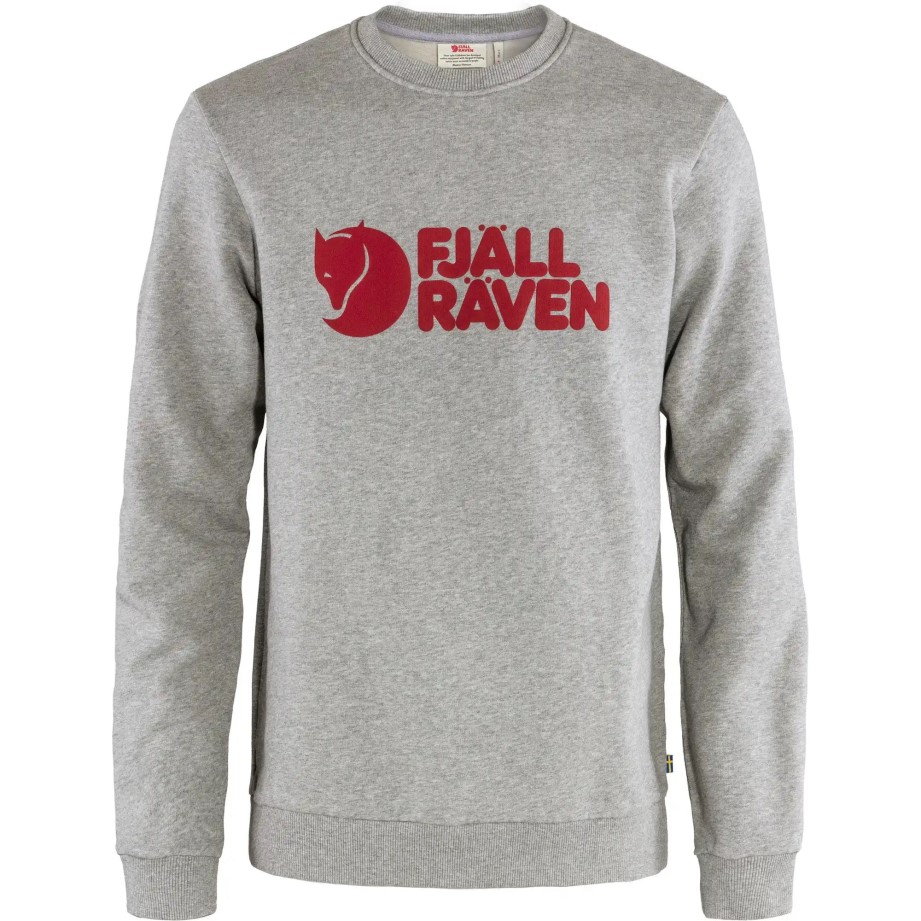 Pulover Cu Logo Fjällräven Gri-melange Cu