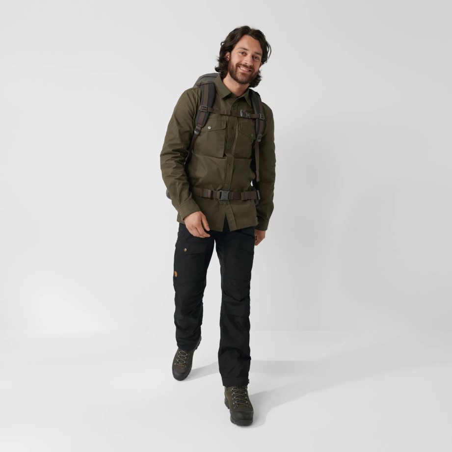 Fjällräven Vidda Pro Pantaloni Ventilați M Reg Negru