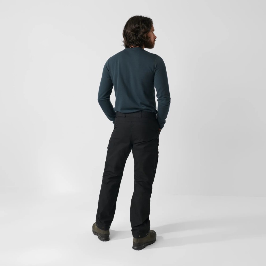 Fjällräven Vidda Pro Pantaloni Ventilați M Reg Negru