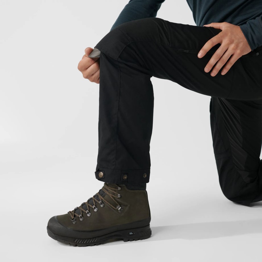Fjällräven Vidda Pro Pantaloni Ventilați M Reg Negru
