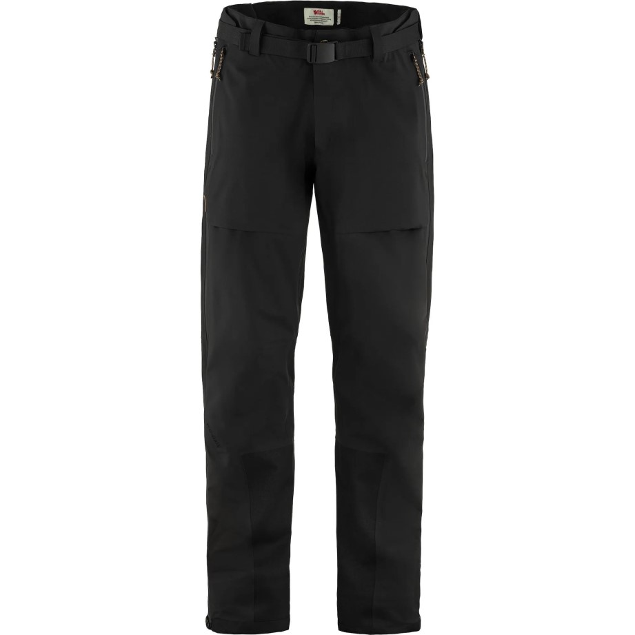 Fjällräven Pantaloni Negri Keb Eco-shell M
