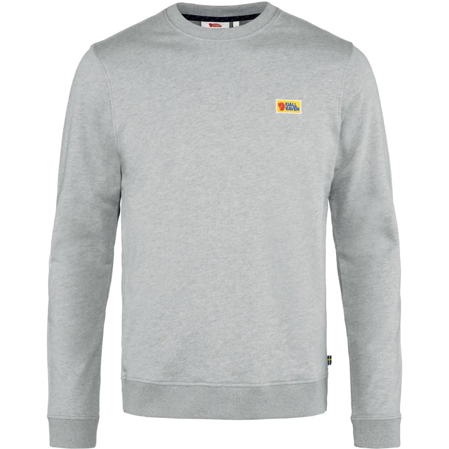 Grey-melange Fjällräven Pulover De Zi Cu Zi W