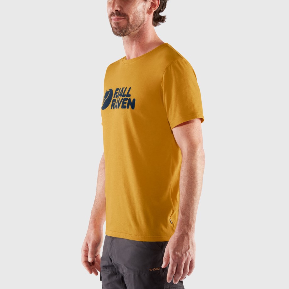 Tricou Cu Logo Fjällräven Ocru W