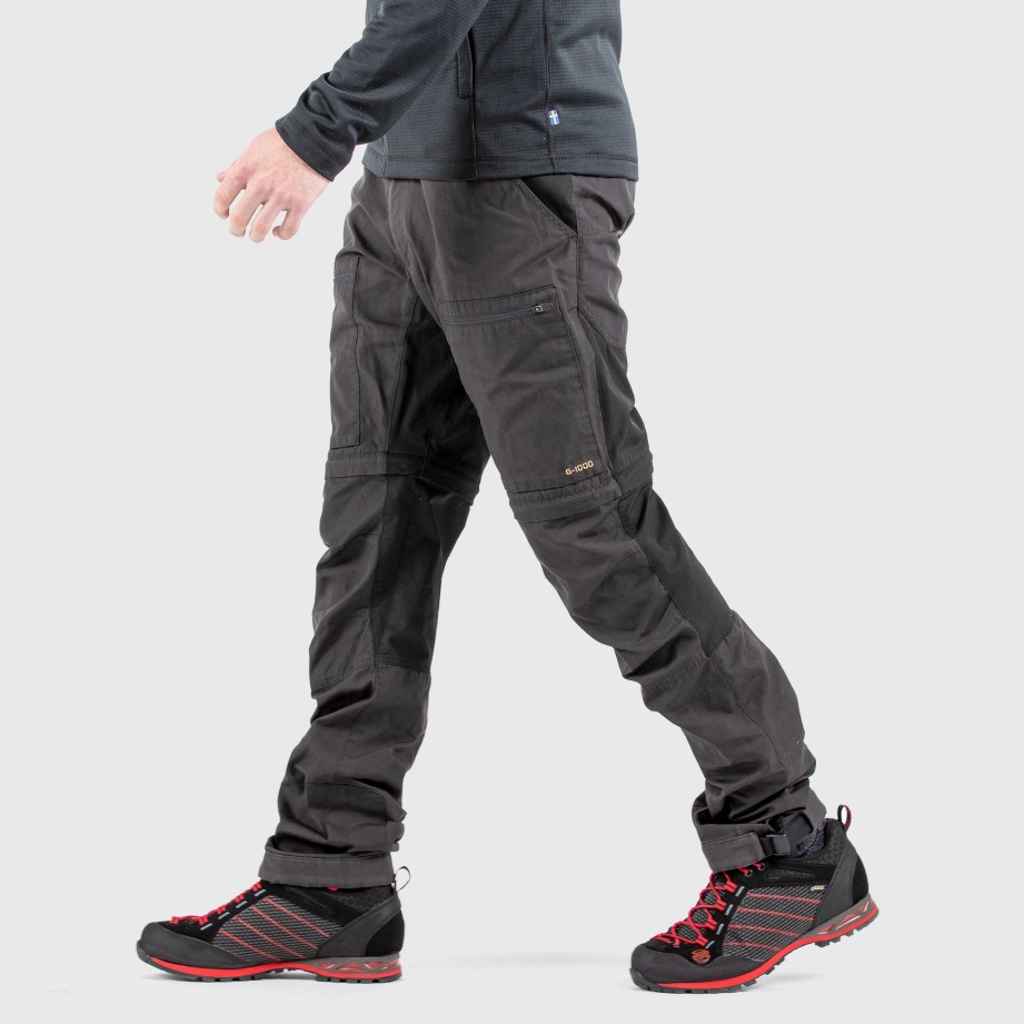 Abisko Lite Trekking Zip-off M Reg Patina Verde-gri închis Vulpe De Munte