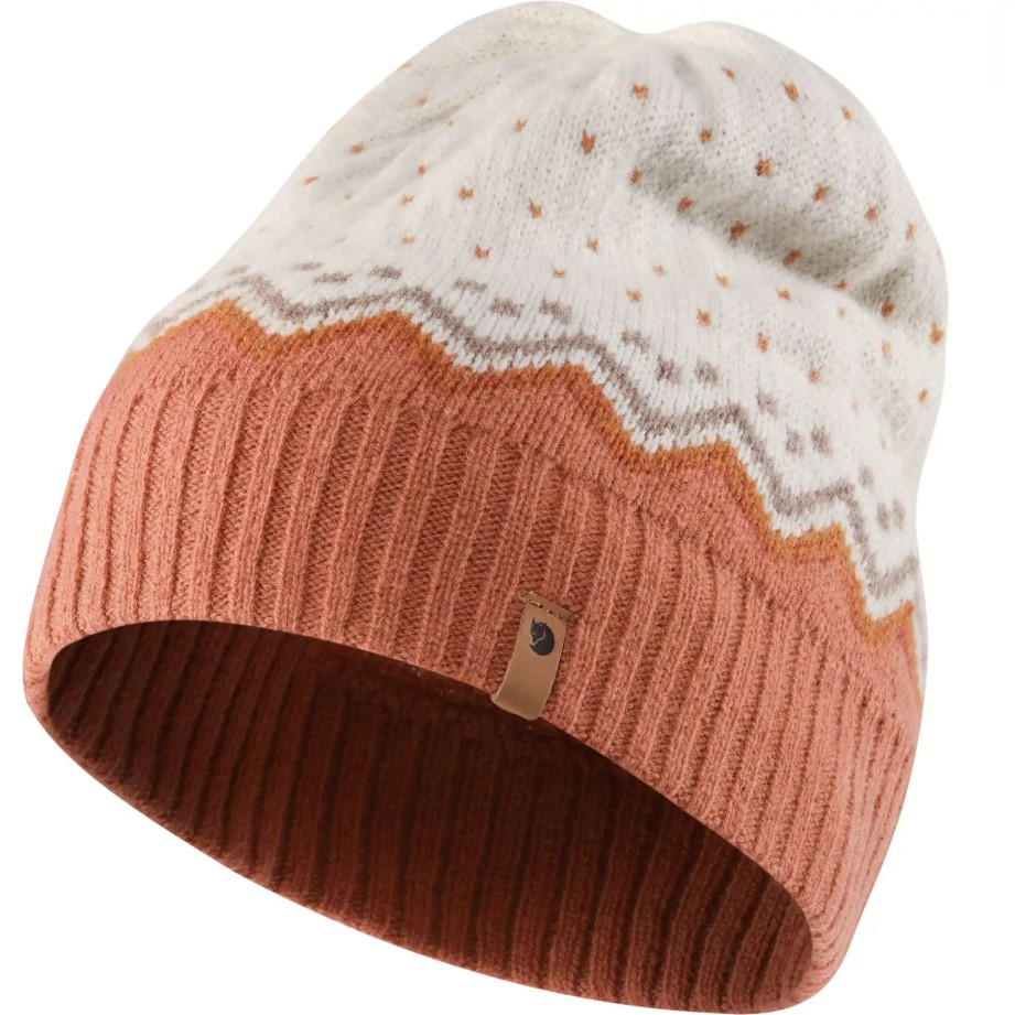 Pălărie Din Tricot Övik Roz Teracotă Fjällraven