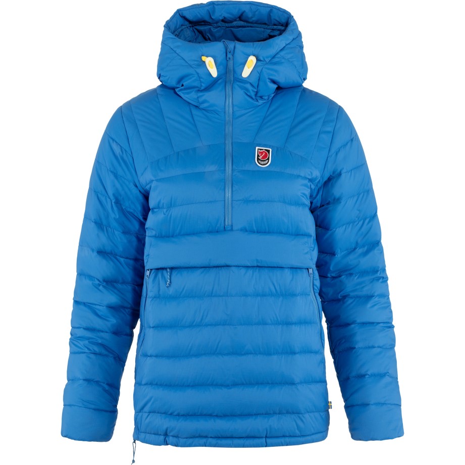 Expedition Pack Down Anorak W Fjällräven Brand Un Blue