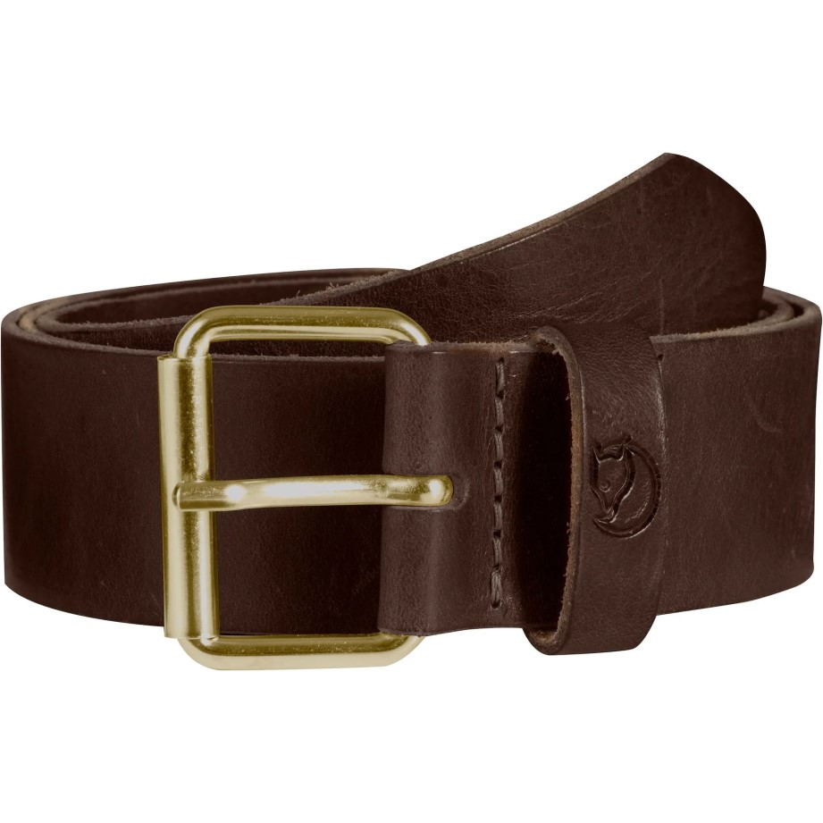 Centura Singi 4 Cm Piele De Vulpe Arctica Maro