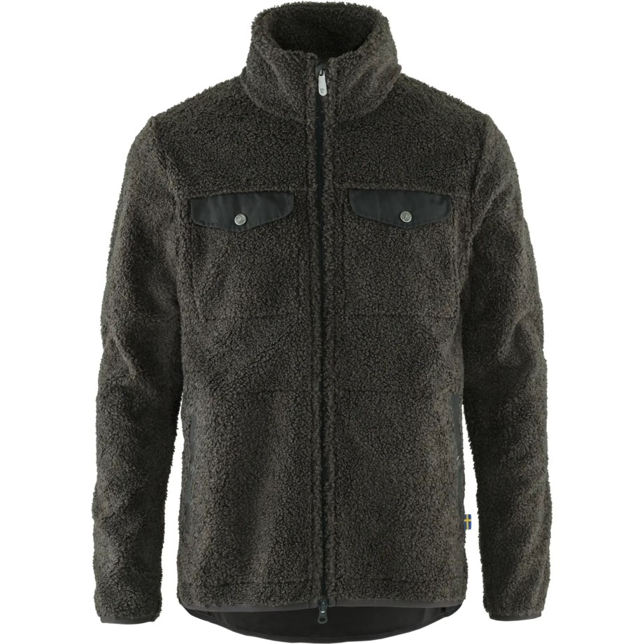 Fjällraven Gri închis Greenland Pile Fleece M