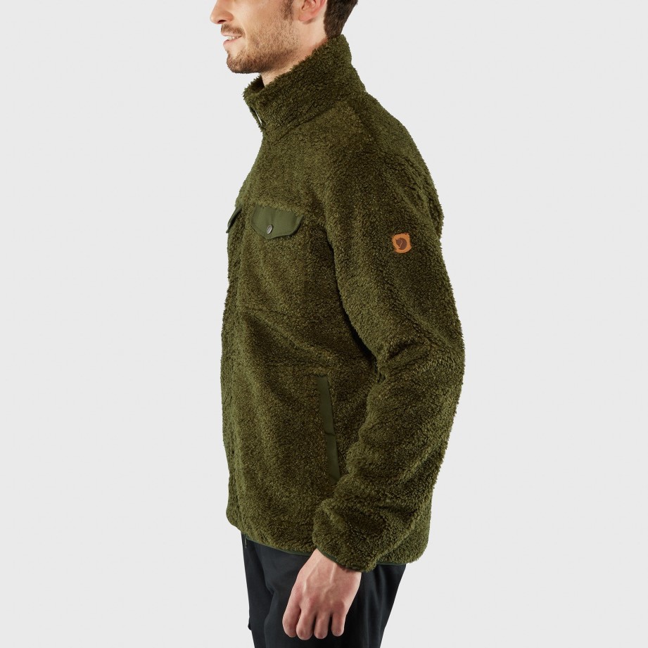 Fjällraven Gri închis Greenland Pile Fleece M