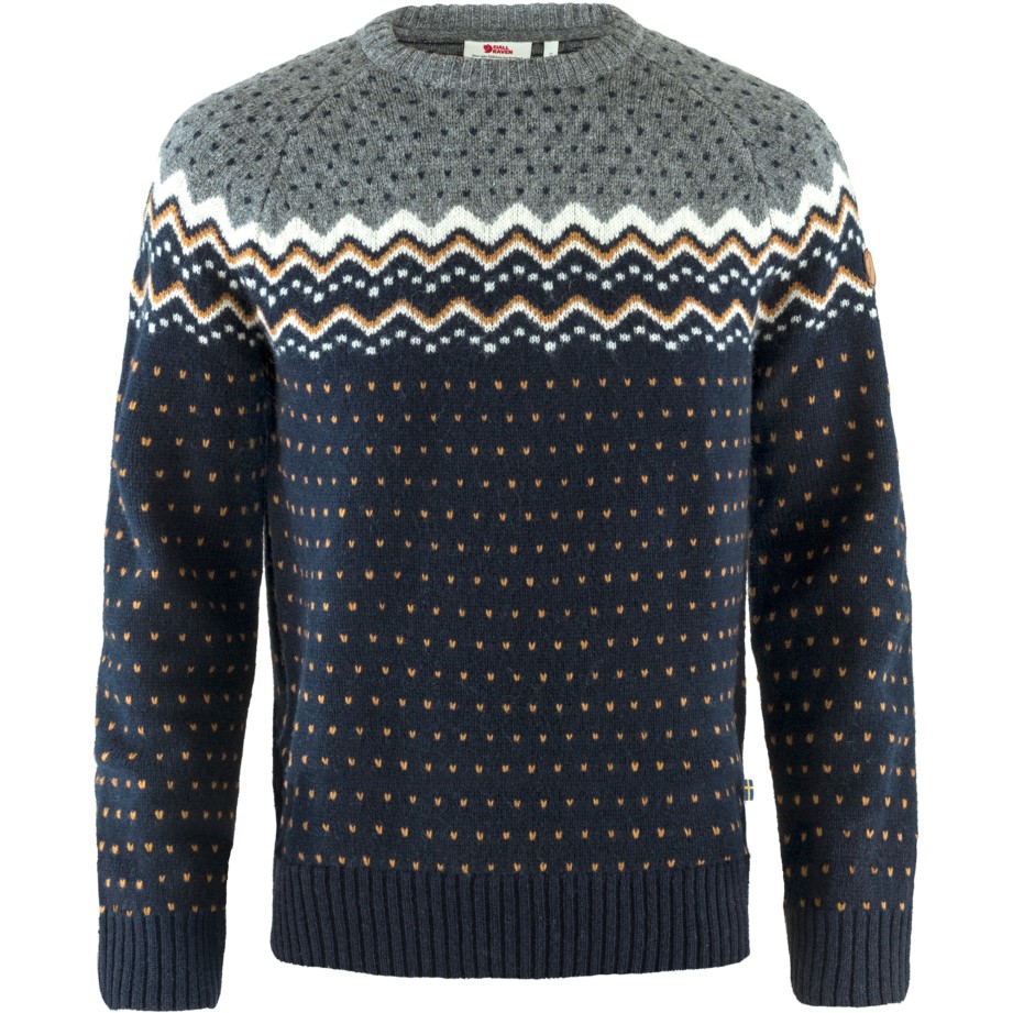 Fjällräven Blumarin închis Övik Pulover Tricot M