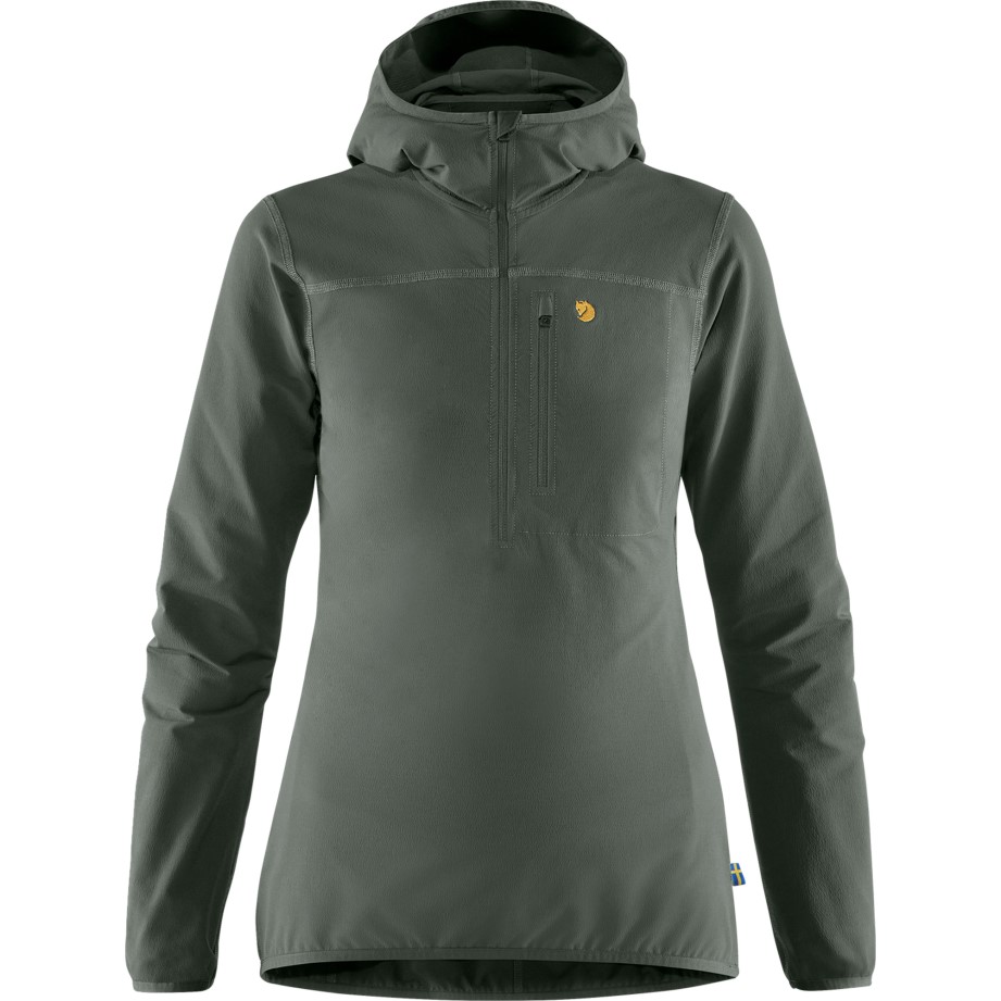 Bergtagen Stretch Half Zip W Bazalt Munte Vulpe