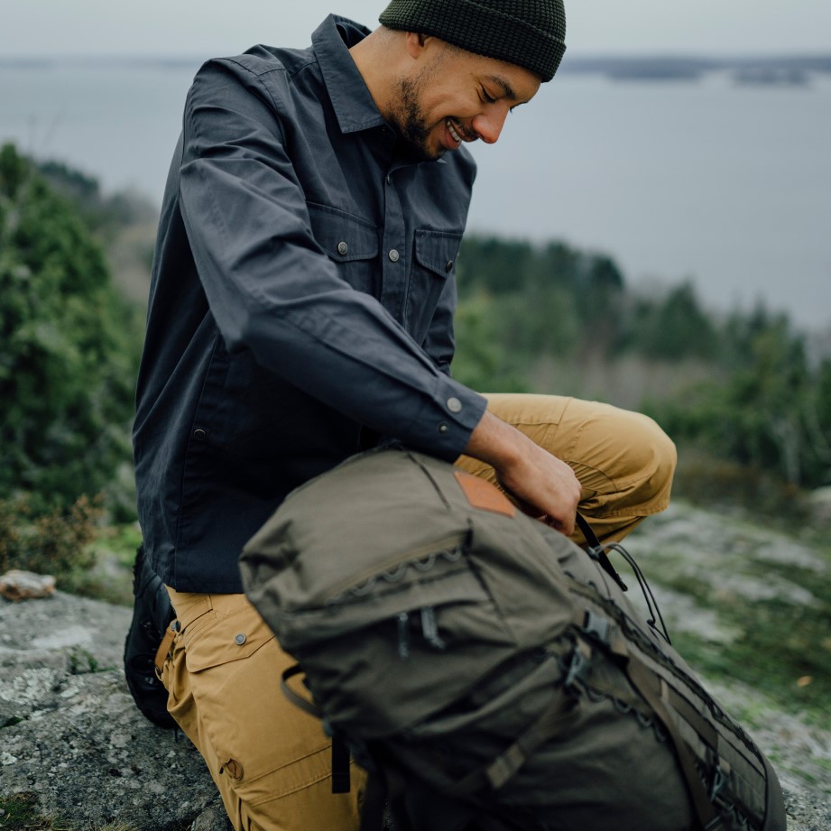 Gri închis Fjällräven Vidda Pro Pantaloni M Reg