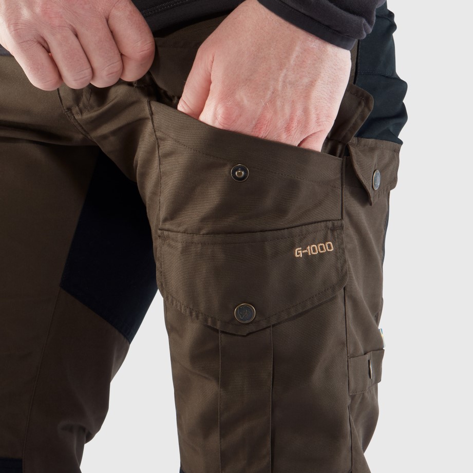 Gri închis Fjällräven Vidda Pro Pantaloni M Reg