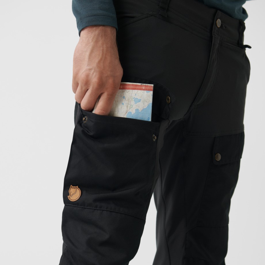 Bleumarin închis-uncle Blue Fjällräven Pantaloni Keb M Reg