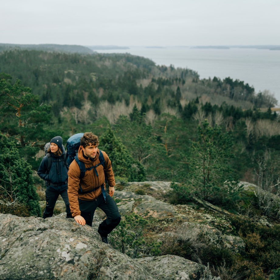 Bleumarin închis-uncle Blue Fjällräven Pantaloni Keb M Reg