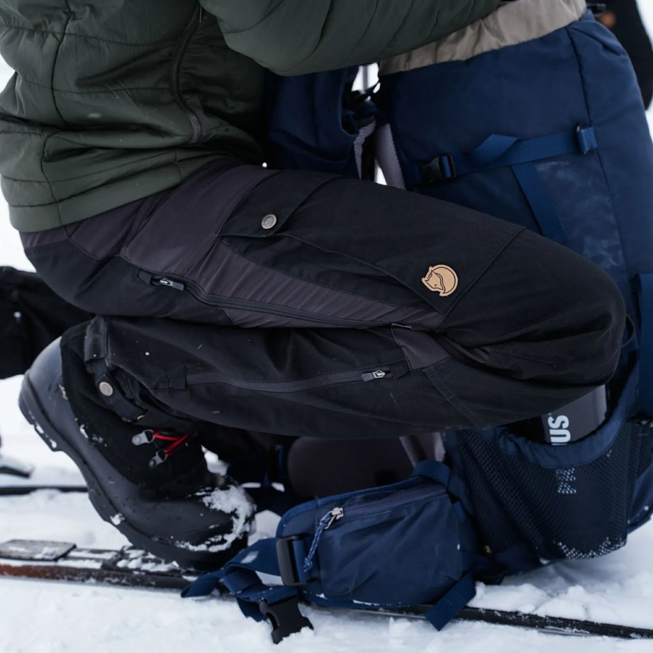 Bleumarin închis-uncle Blue Fjällräven Pantaloni Keb M Reg