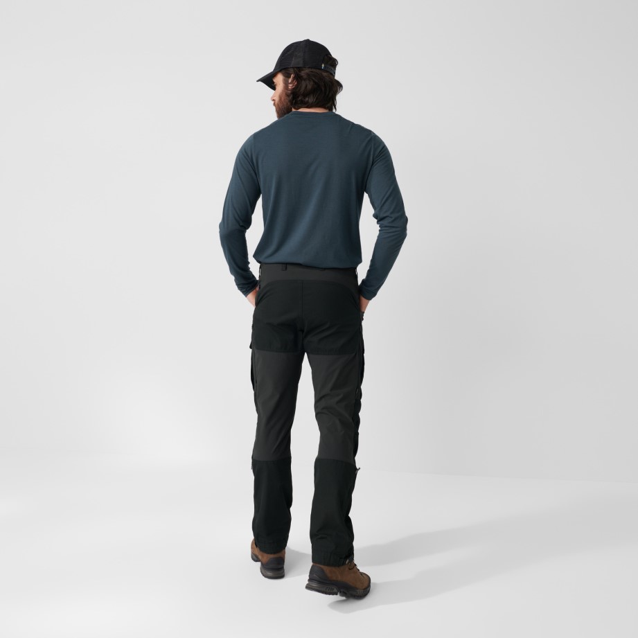 Bleumarin închis-uncle Blue Fjällräven Pantaloni Keb M Reg