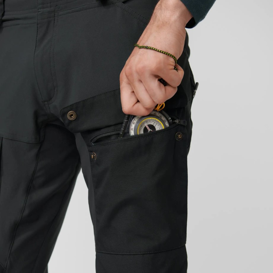 Bleumarin închis-uncle Blue Fjällräven Pantaloni Keb M Reg
