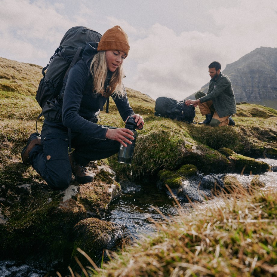Pantaloni Keb W Scurt Fjällräven Cabin Red-rowan Red