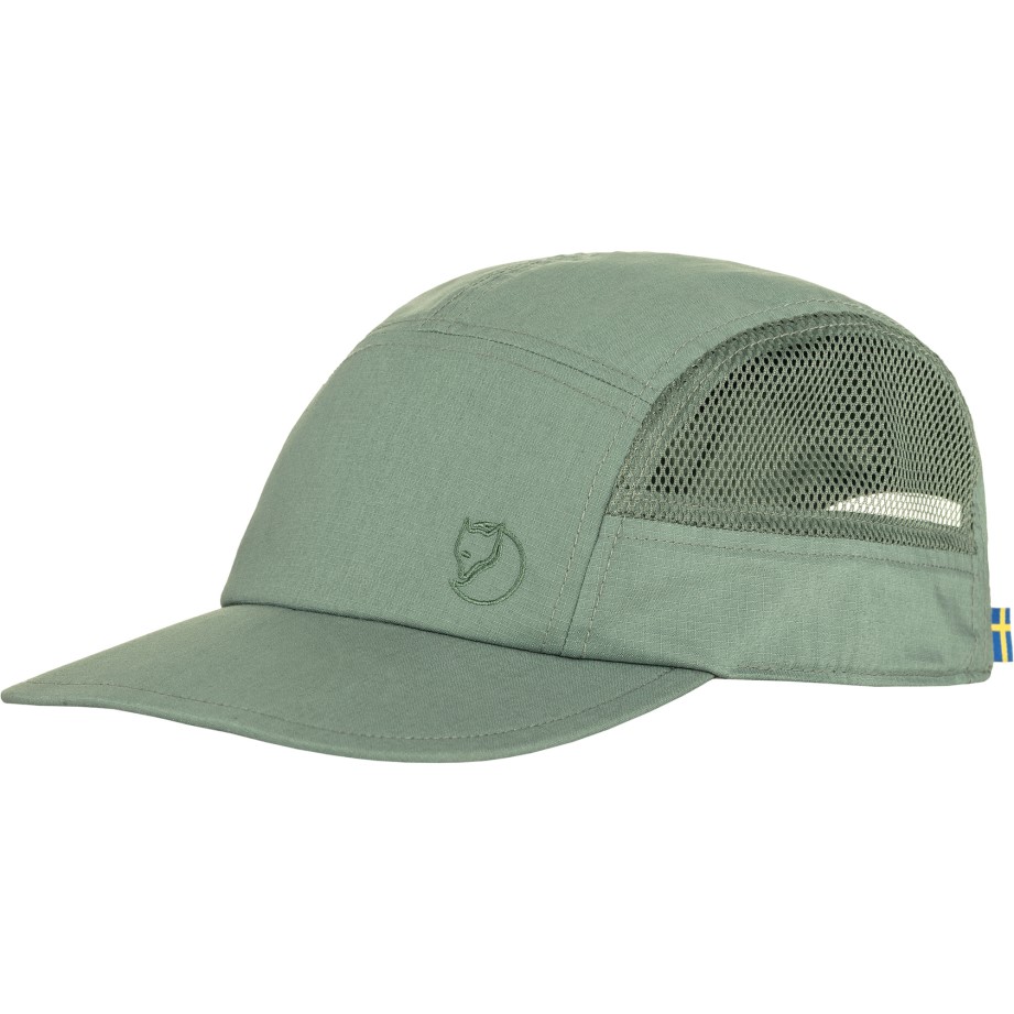 șapcă Din Plasă Abisko Marca Fjällräven Verde Patinat