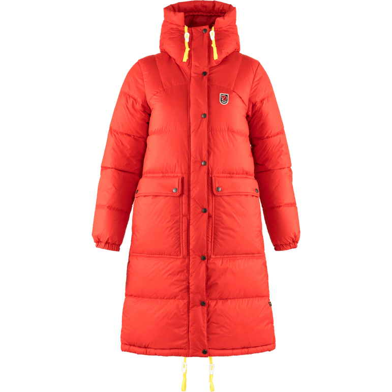 Adevărat Roșu Expediție Long Down Parka W Fjällräven