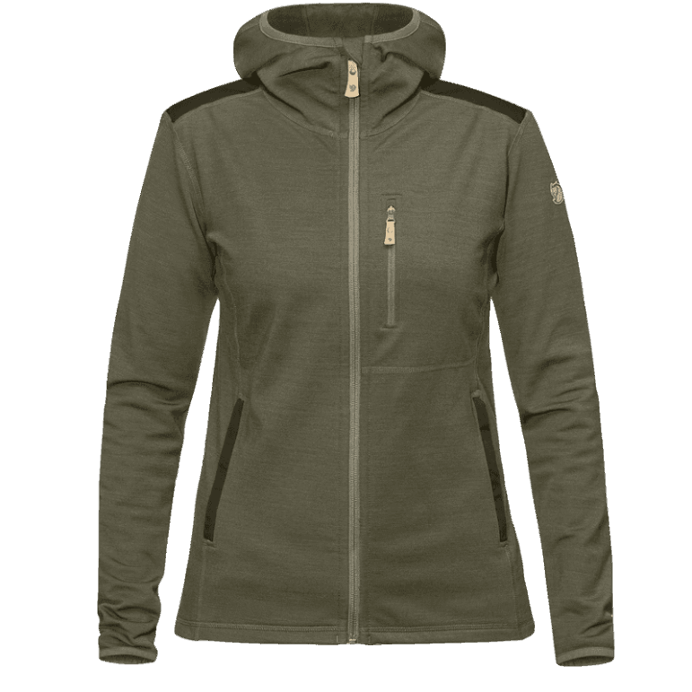 Laurel Green-deep Forest Keb Fleece Hanorac W - L Verde - D Forest Fjällräven