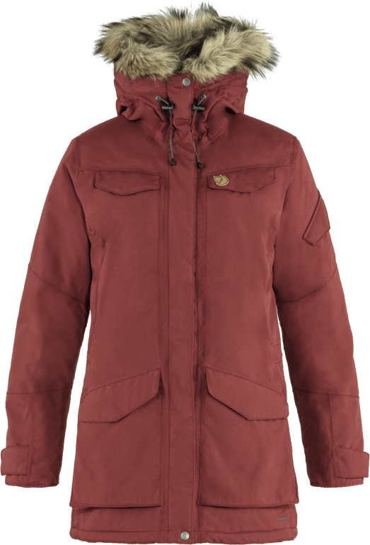 Nuuk Parka W - Stejar Roșu Vulpe De Munte Stejar Roșu