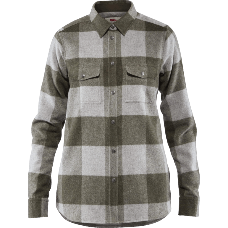 Laurel Green/fog Canada Shirt Ls W - Laurel Green - Fog Fjällräven