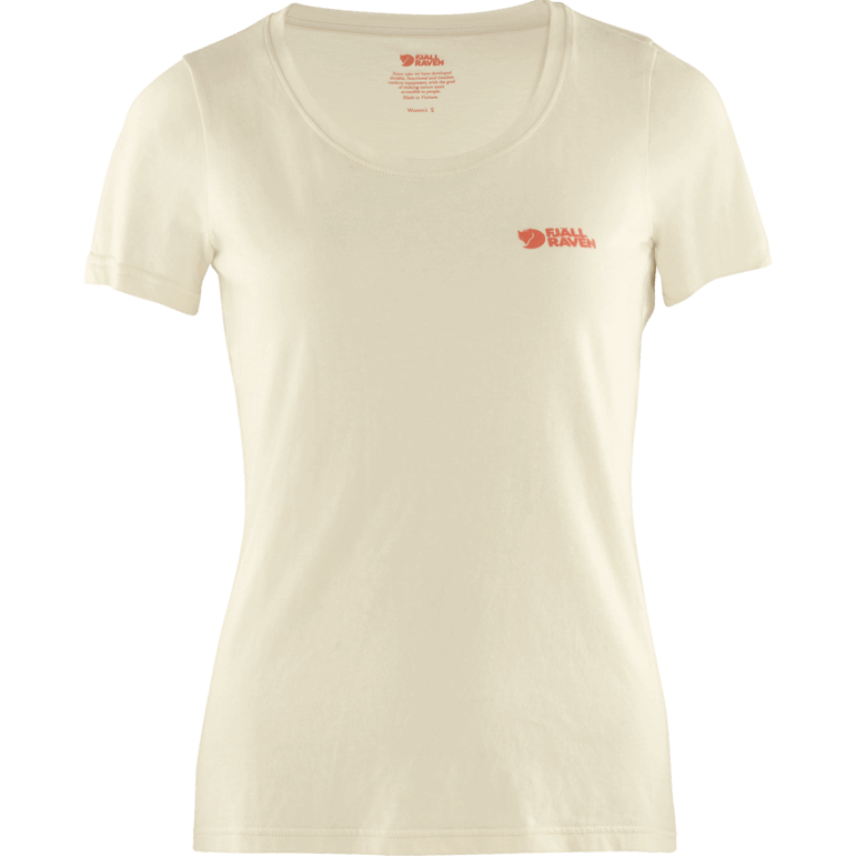 Tricou Cu Logo Fjällräven W - 2 Culori Alb Creta